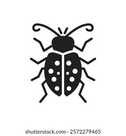Bug icon Line Art Logo set