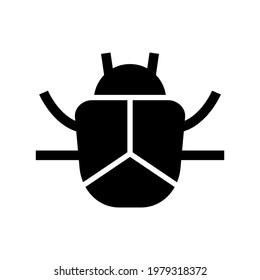 bug icon or logo isolated sign symbol vector illustration - high quality black style vector icons
