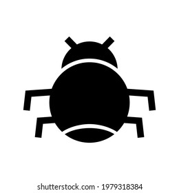 bug icon or logo isolated sign symbol vector illustration - high quality black style vector icons
