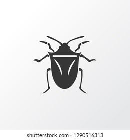 Bug icon symbol. Premium quality isolated cockroach element in trendy style.