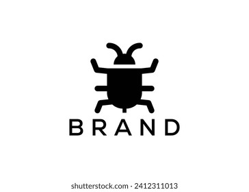 Bug icon vector design template