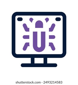 Fehlersymbol. Vektorgrafik-Doppeltonsymbol für Ihre Website, Ihr Handy, Ihre Präsentation und Ihr Logo-Design.