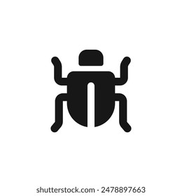 Bug icon vector. EPS 10 editable vector