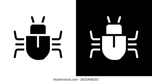 Ícone de erro Vetor em estilo plano. Silhuetas de coleção