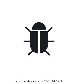 Bug Icon Vector Illustration Eps