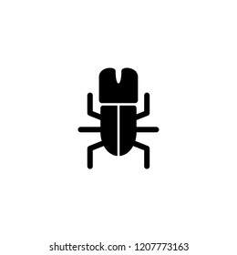 bug icon. bug vector illustration on white background for web and apps.