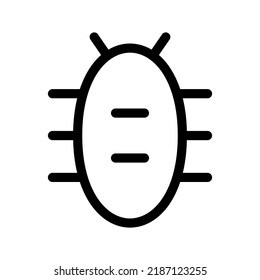 Bug Icon Vector Symbol Design Illustration