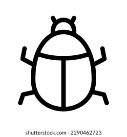 Bug Icon Vector Symbol Design Illustration