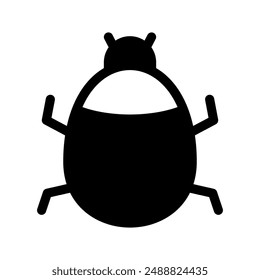 Bug Icon Vector Symbol Design Illustration