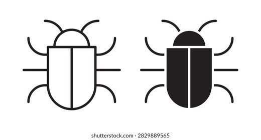 Bug icon web illustration series..
