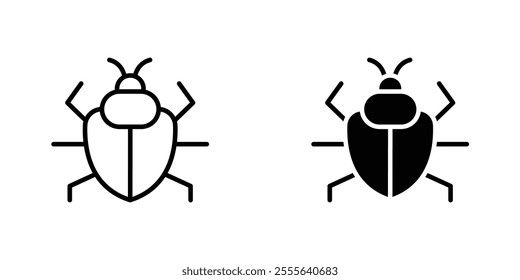 Bug icons for app and websites.