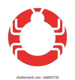 bug infection virus icon