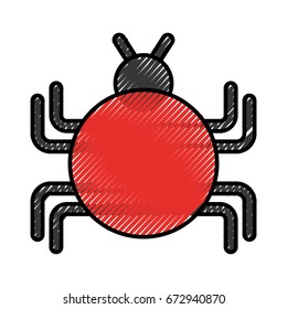 bug infection virus icon