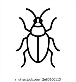 Bug Insect Icon Design Illustration Clipart Graphic Decorative Element Nature Wildlife Garden Pest Symbol