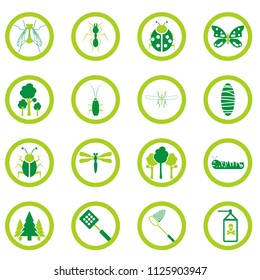 bug insect icon vector.