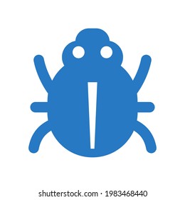Bug insect icon.beetle,animal (vector illustration)