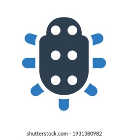 Bug insect icon.toy,virus (vector illustration)