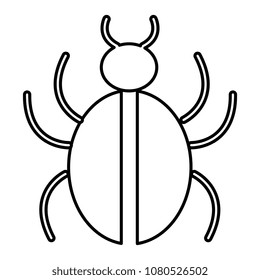 bug insect isolated icon