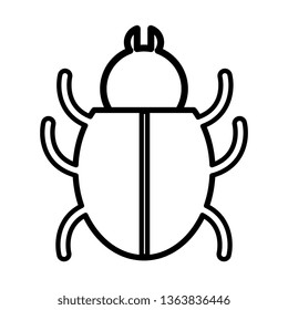 bug insect isolated icon