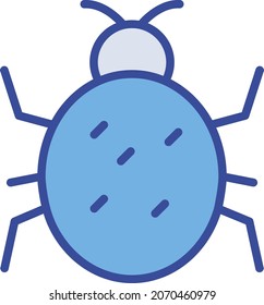 Bug Isolated Vector icon which can easily modify or edit

