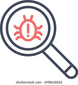 Bug, issue, quality assurance icon vector image. Can also be used for Web Marketing. Suitable for use on web apps, mobile apps and print media.