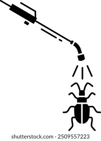 ilustração de vetor de glifo sólido para correção de bugs