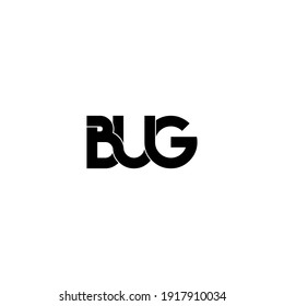 Bugbrief Original-Monogramm-Logo-Design