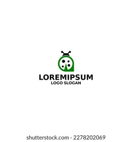 logo de insecto, logotipo de icono, logotipo de insecto lindo. logotipo de símbolo