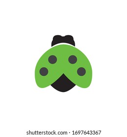bug logo template vector icon illustrations