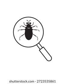 Bug con el icono de magnificar Vector mejor icono plano.
