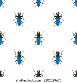 Bug pattern seamless background texture repeat wallpaper geometric vector