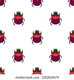 Bug pattern seamless background texture repeat wallpaper geometric vector