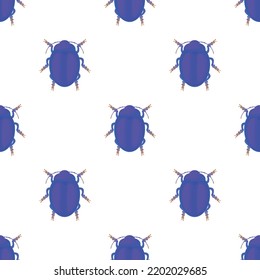 Bug pattern seamless background texture repeat wallpaper geometric vector