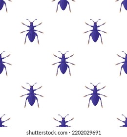 Bug pattern seamless background texture repeat wallpaper geometric vector