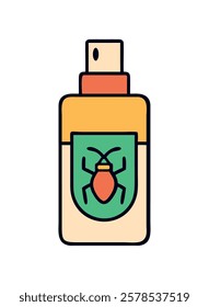 Bug repellent spray bottle for camping and hiking