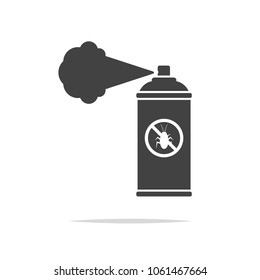 Bug Repellent Spray Icon Vector