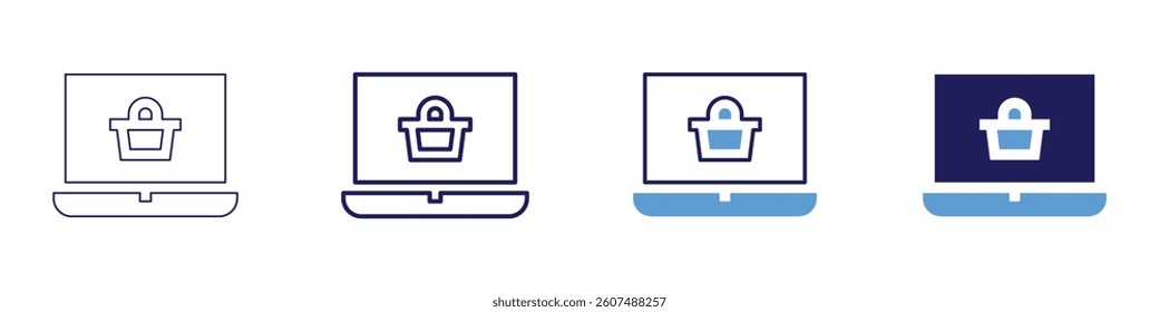 Bug report icon in 4 different styles. Thin Line, Line, Bold Line, Duotone. Duotone style. Editable stroke.