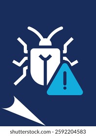 Bug Report Icon Element For Design