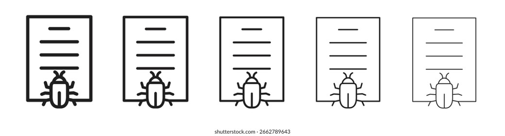 Icono de informe de error para su diseño de Sitio web, logotipo, App, interfaz de usuario.