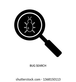 bug search icon,symbol and vector,Can be used for web, print and mobile