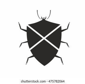 bug, shield, fight, pest, insects