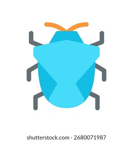 ilustração de ícone simples de bug