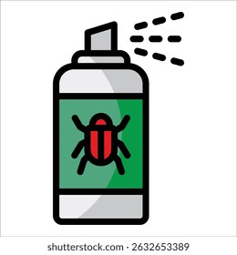 Bug Spray Icon Element For Design