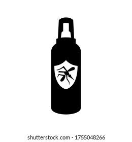 bug spray icon or logo isolated sign symbol vector illustration - high quality black style vector icons