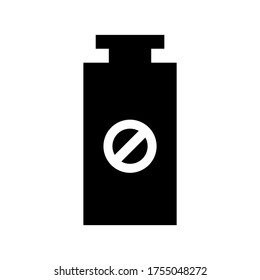 bug spray icon or logo isolated sign symbol vector illustration - high quality black style vector icons
