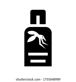 Bugspray-Symbol oder Logo einzeln auf Zeichen, Vektorgrafik - hochwertige Vektorsymbole in schwarzem Stil
