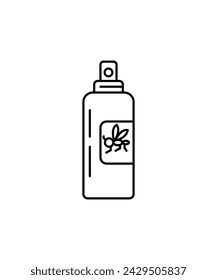 bug spray icon, vector best line icon.