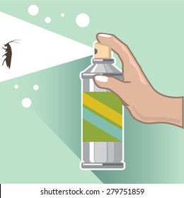 Bug Spray Vector