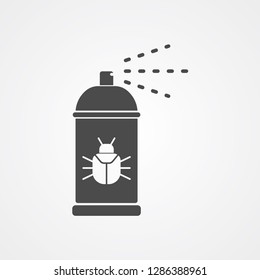 Bug spray vector icon sign symbol