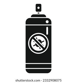 Bug sprayer icon simple vector. Travel gear. Tourism equipment